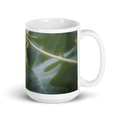 White glossy mug